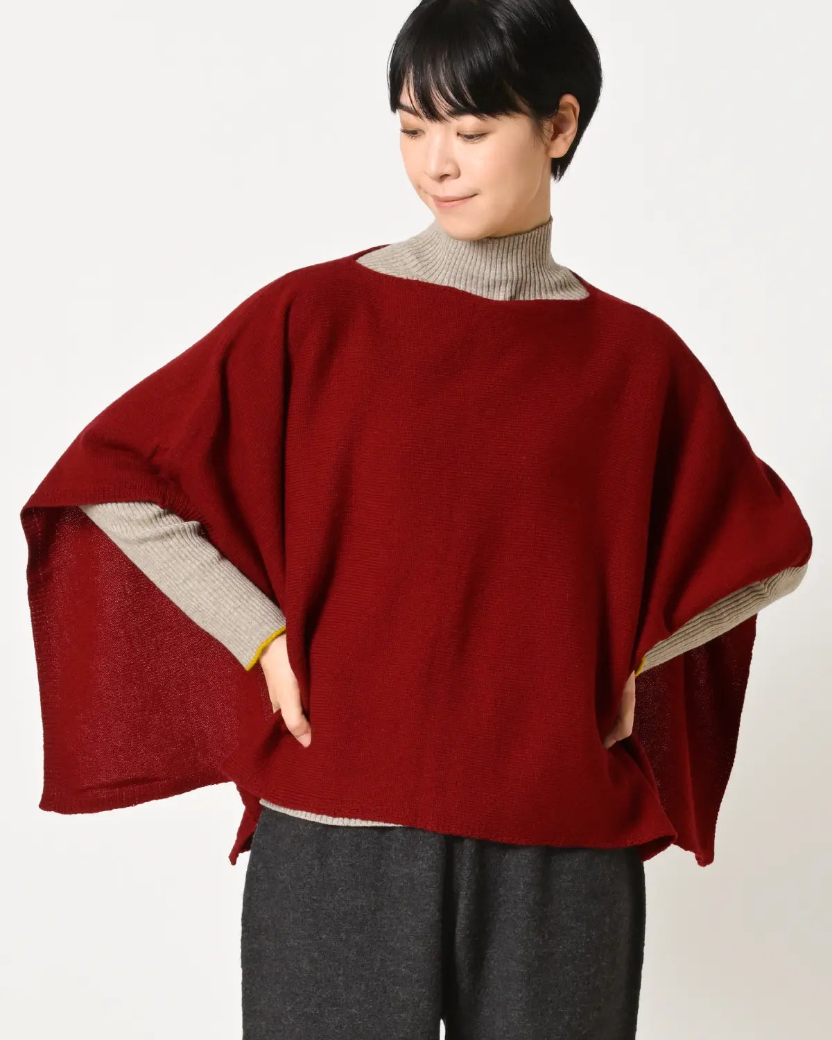 モデル身長：169cm#カラー_06 レンガ