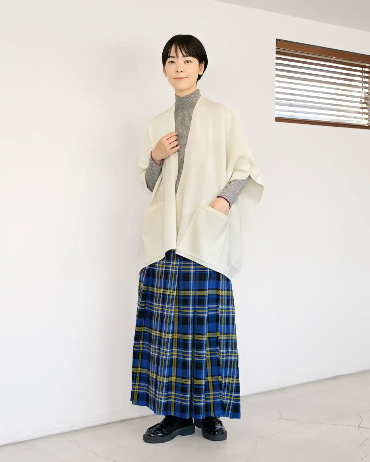 モデル身長：169cm#カラー_01 ホワイト