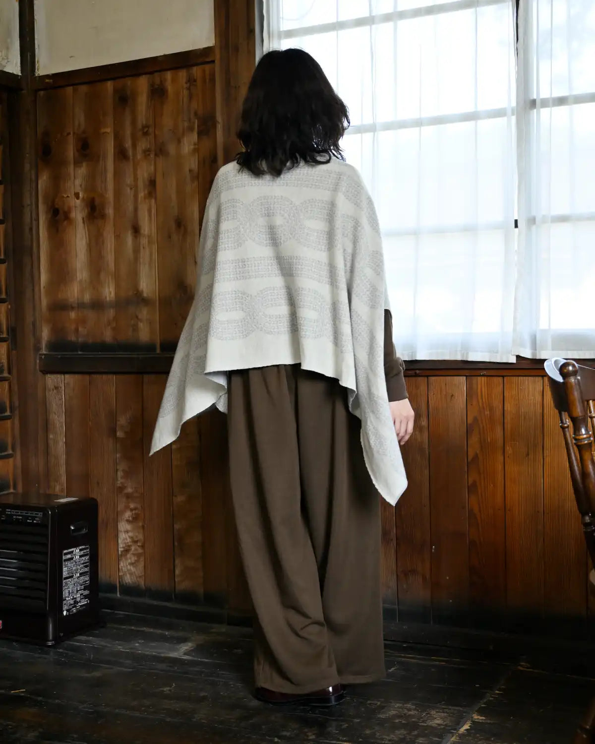 モデル身長：165cm#カラー_09 ライトグレー×ホワイト