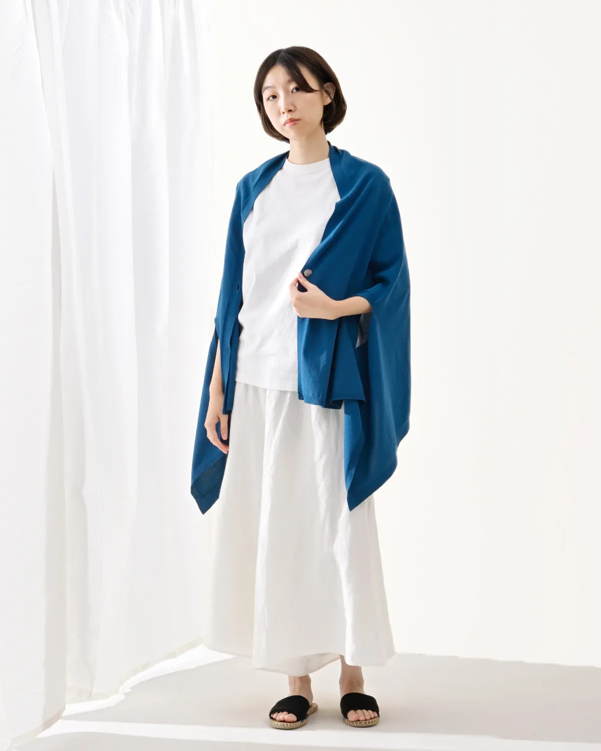 モデル身長：165cm#カラー_01 ディープブルー
