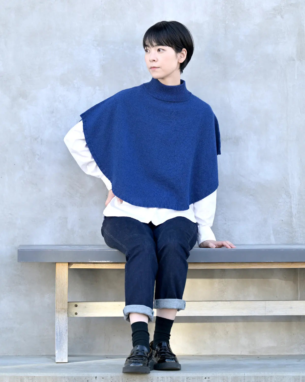 モデル身長：169cm#カラー_03 ダルブルー