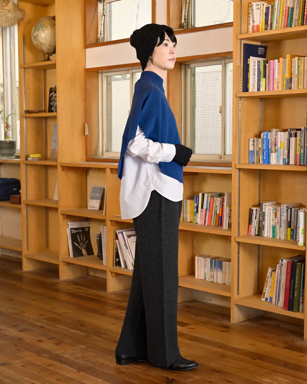 モデル身長：169cm#カラー_03 ダルブルー