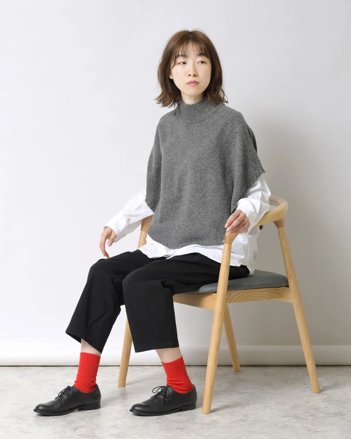 モデル身長：165cm#カラー_05 グレー