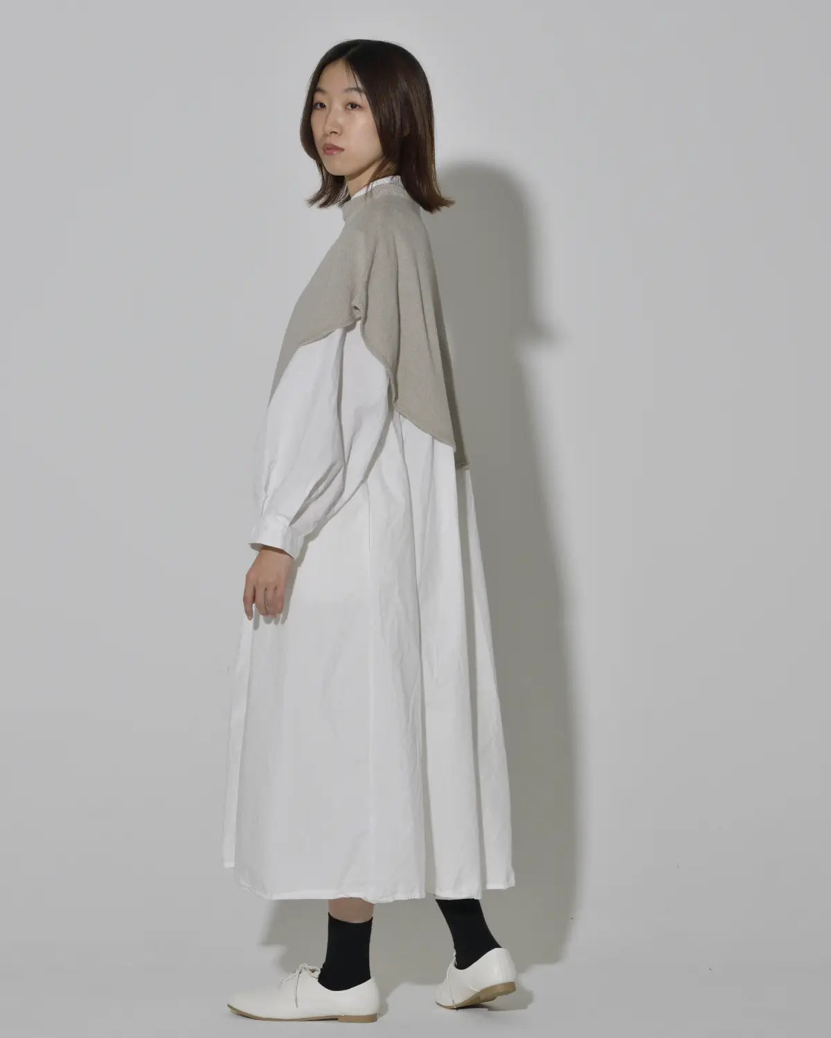 モデル身長：165cm#カラー_02 グレージュ