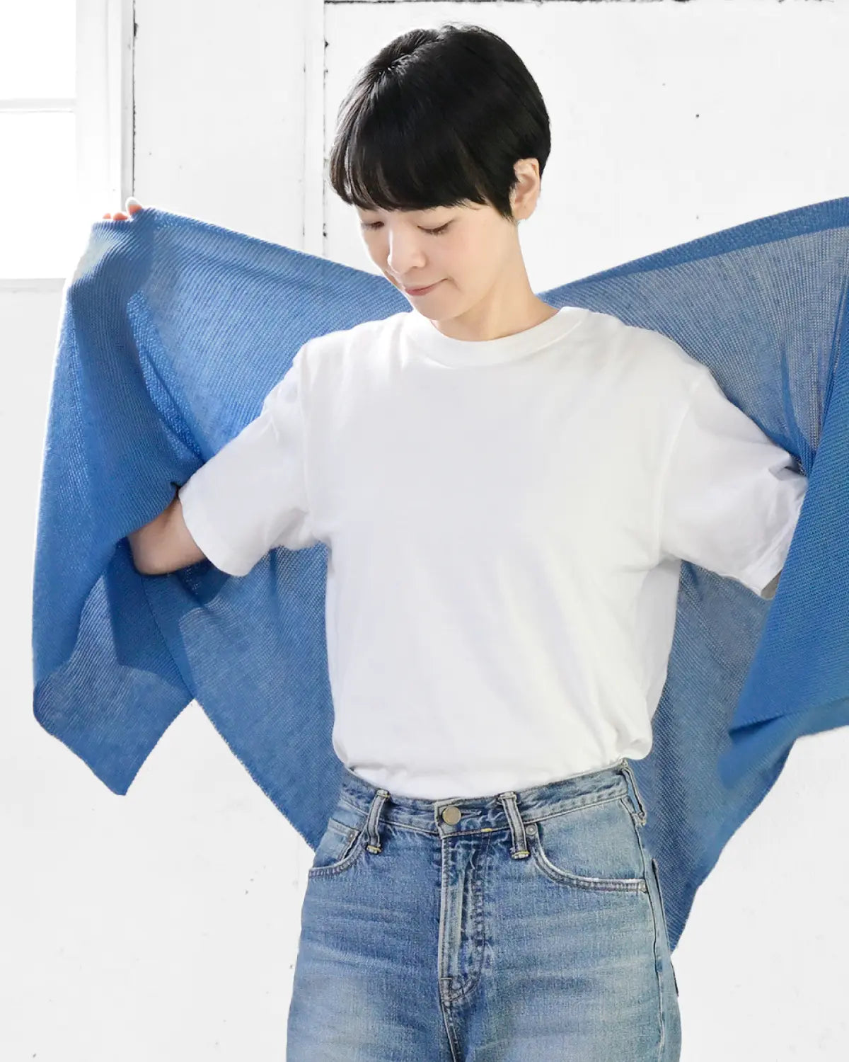 モデル身長：169cm#カラー_02 スカイブルー