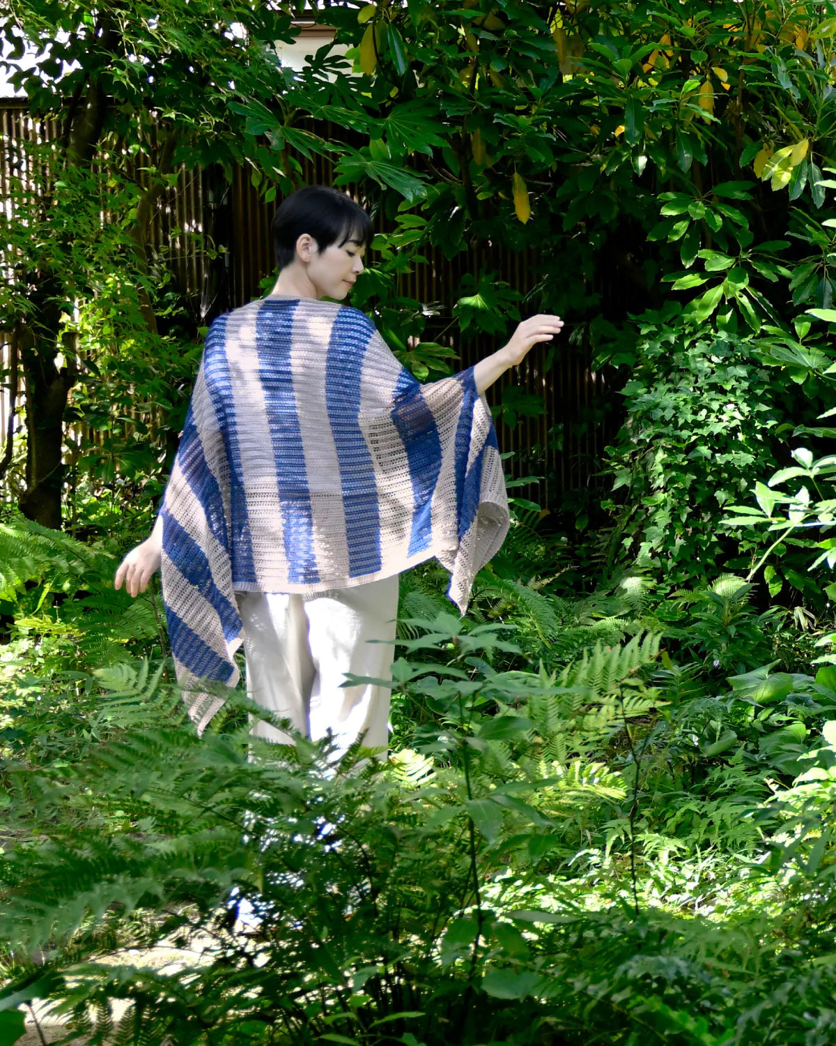 モデル身長：169cm#カラー_02 ベージュ×ネイビー