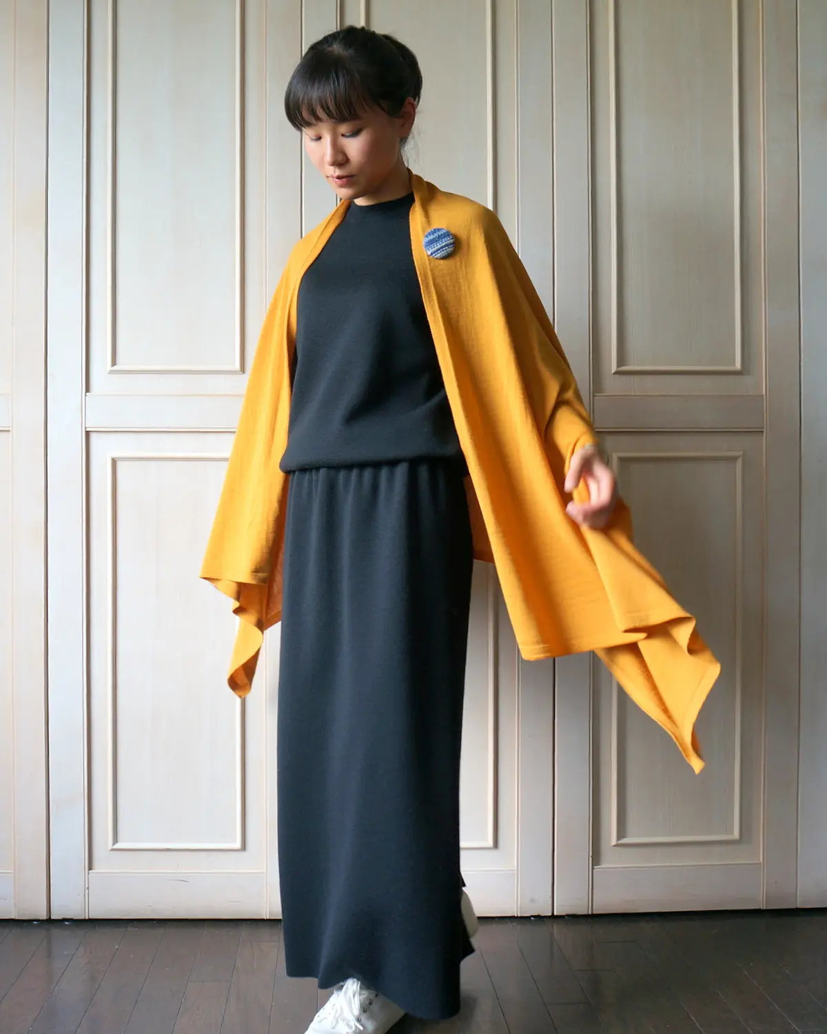 モデル身長：158cm#カラー_22 マスタード