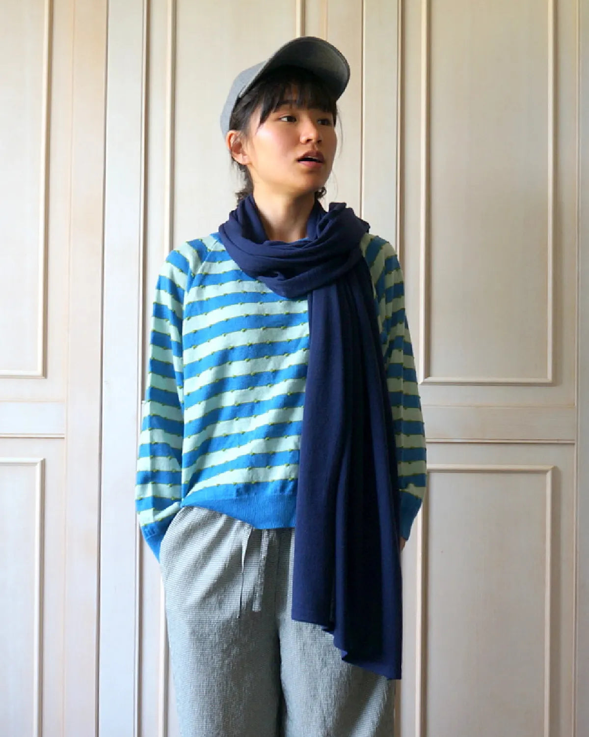モデル身長：158cm#カラー_24 ネイビー