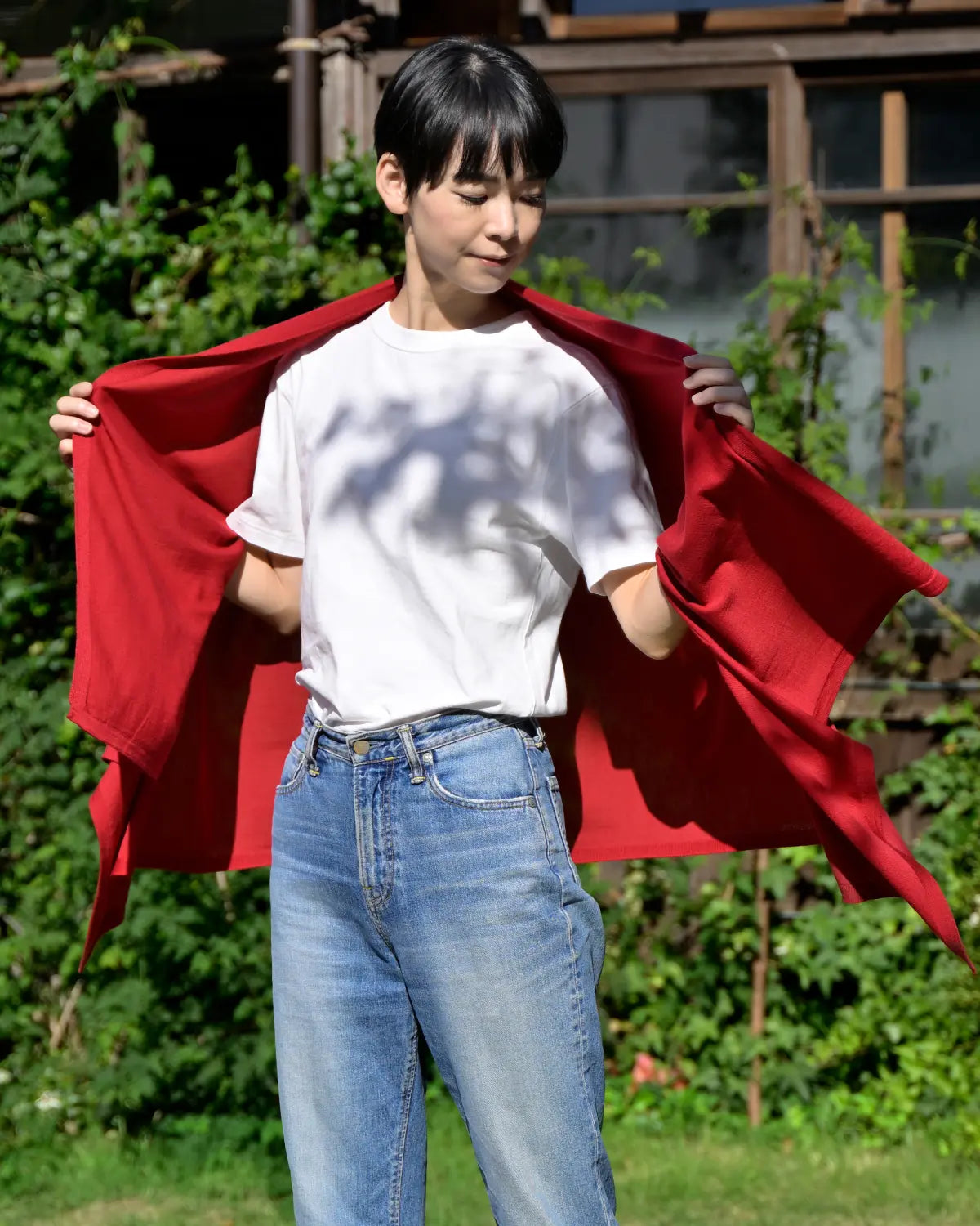 モデル身長：169cm#カラー_21 レンガ