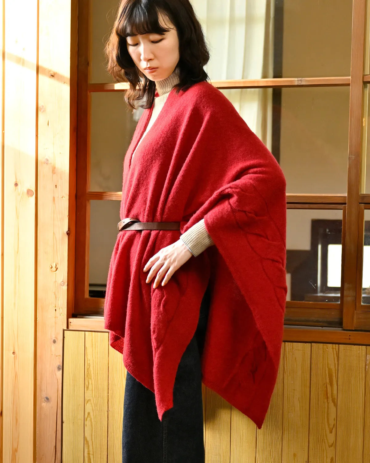 モデル身長：165cm#カラー_01 レンガ