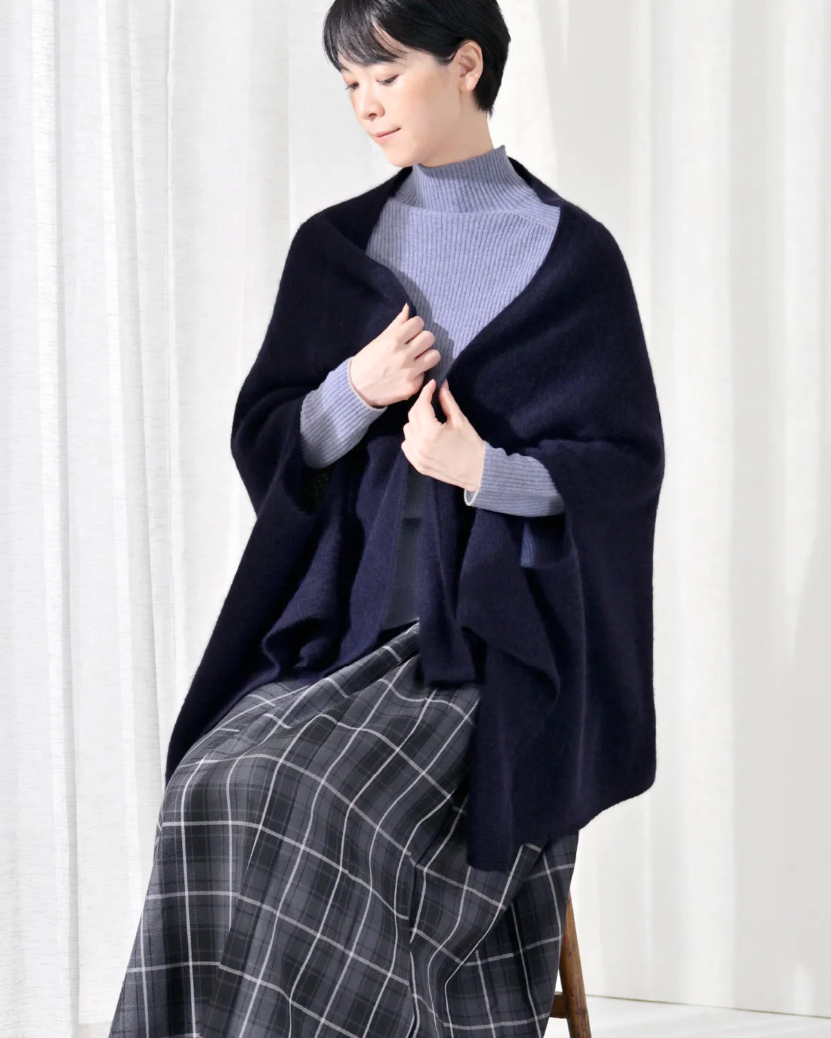 モデル身長：169cm#カラー_10 ダークネイビー
