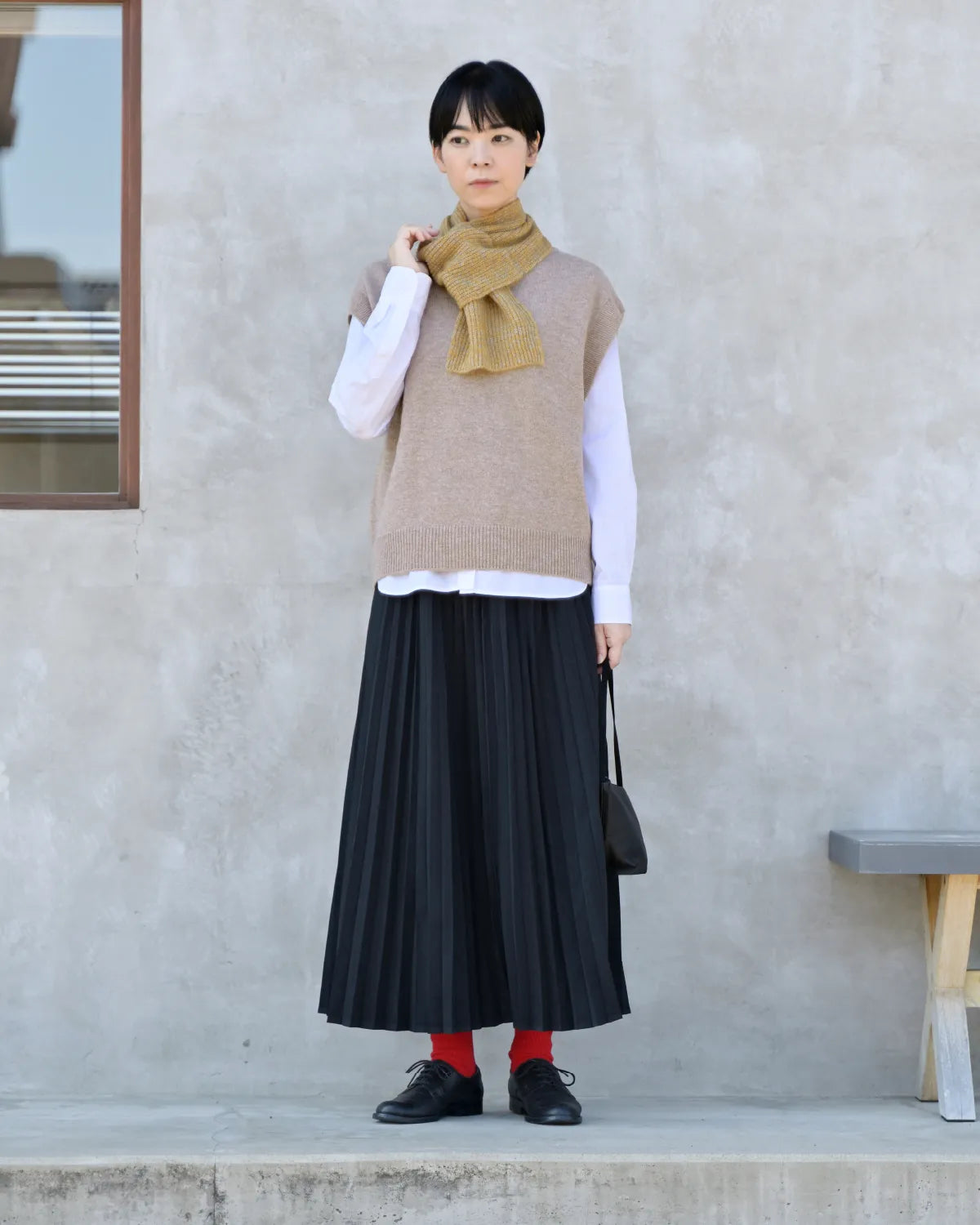 モデル身長：169cm#カラー_02 ベージュ
