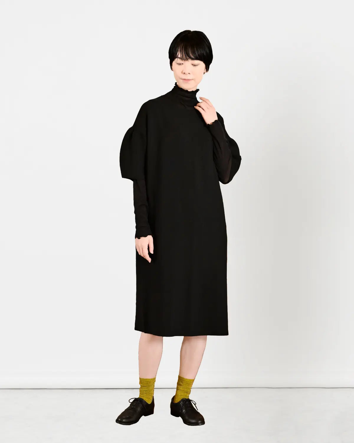 通常丈 モデル身長：169cm#カラー_01 ブラック
