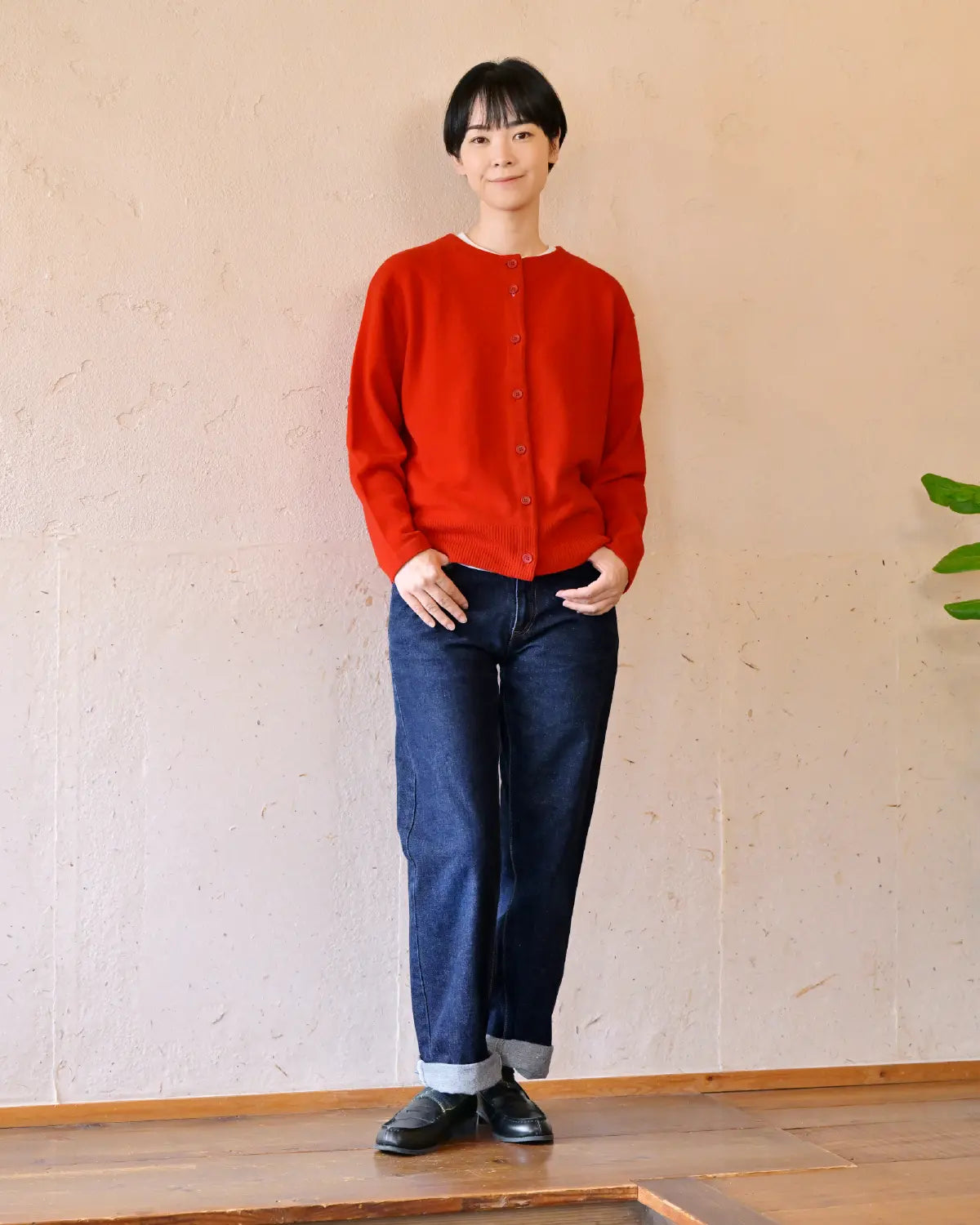 モデル身長：169cm#カラー_01 バーミリオン