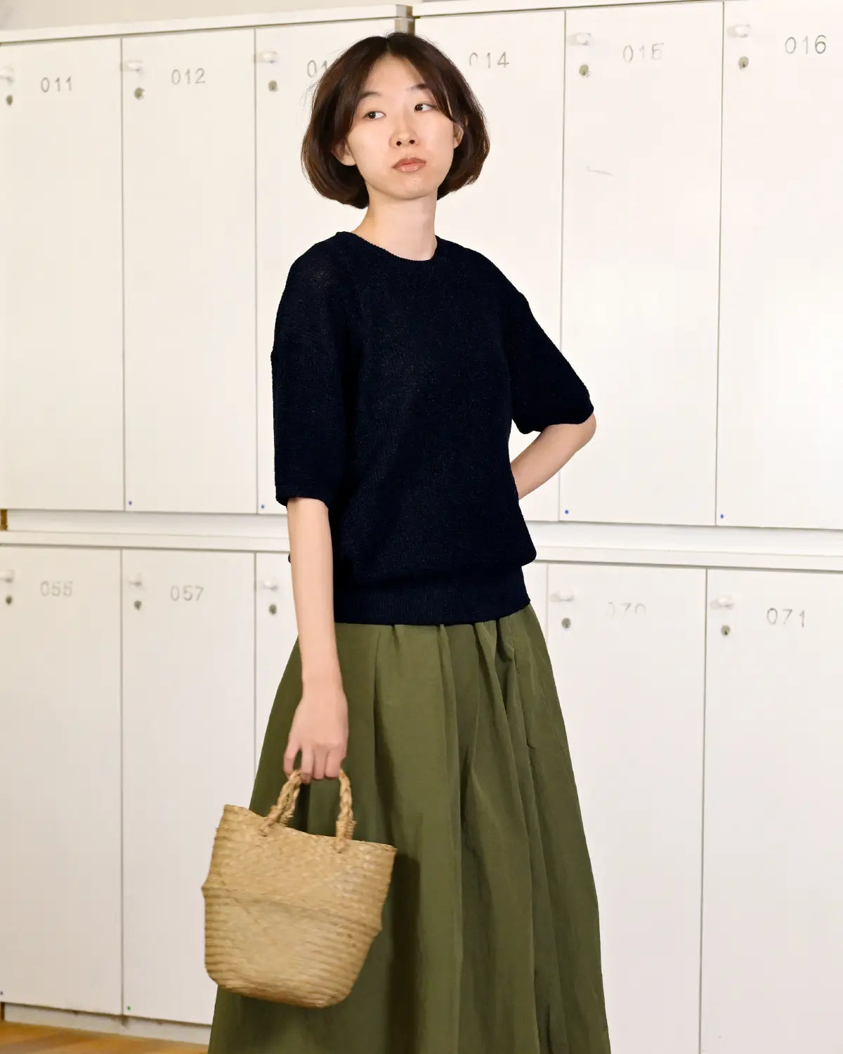 モデル身長：165cm#カラー_03 ダークネイビー