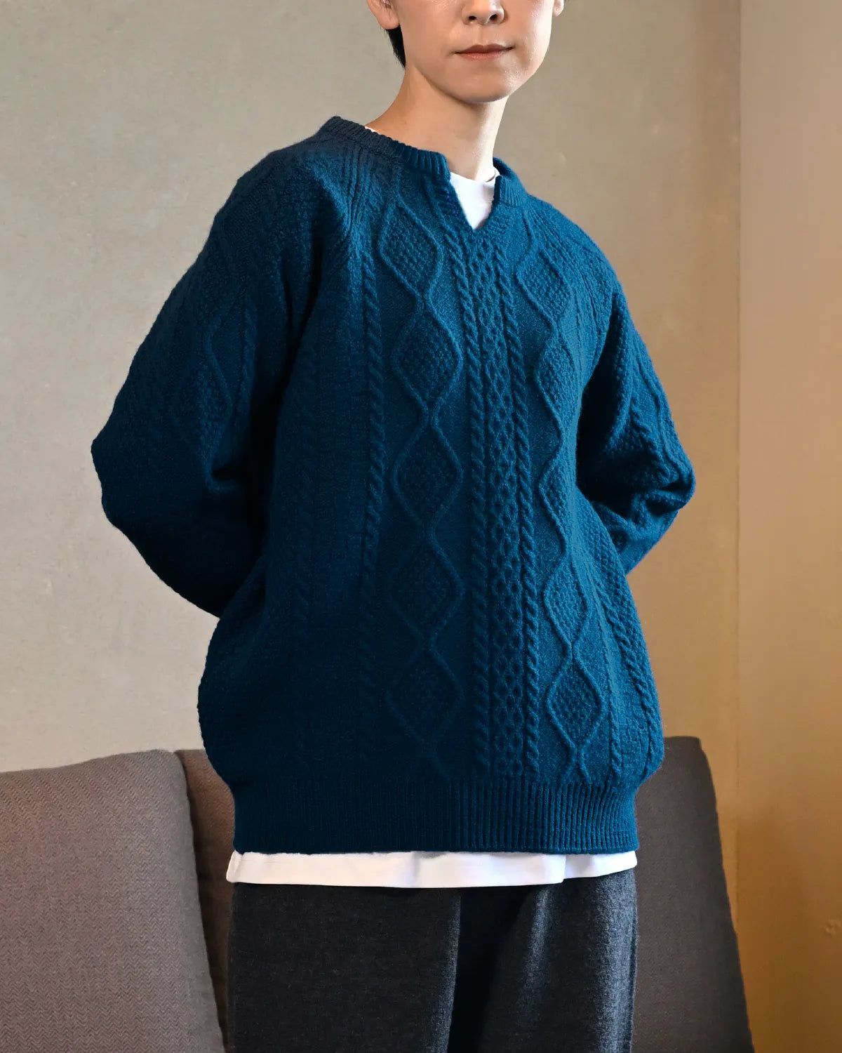 モデル身長：169cm#カラー_13 ブルー