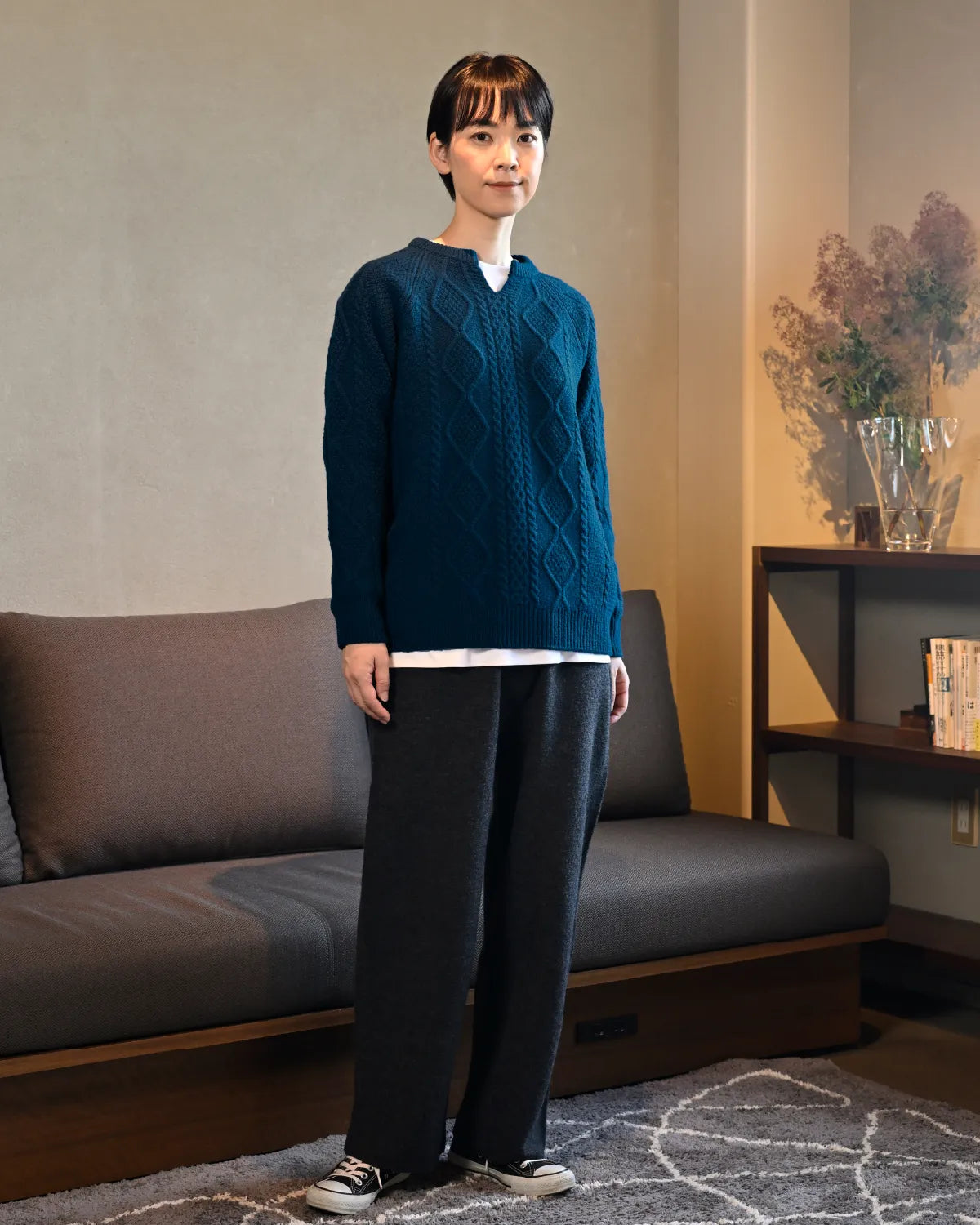 モデル身長：169cm#カラー_13 ブルー