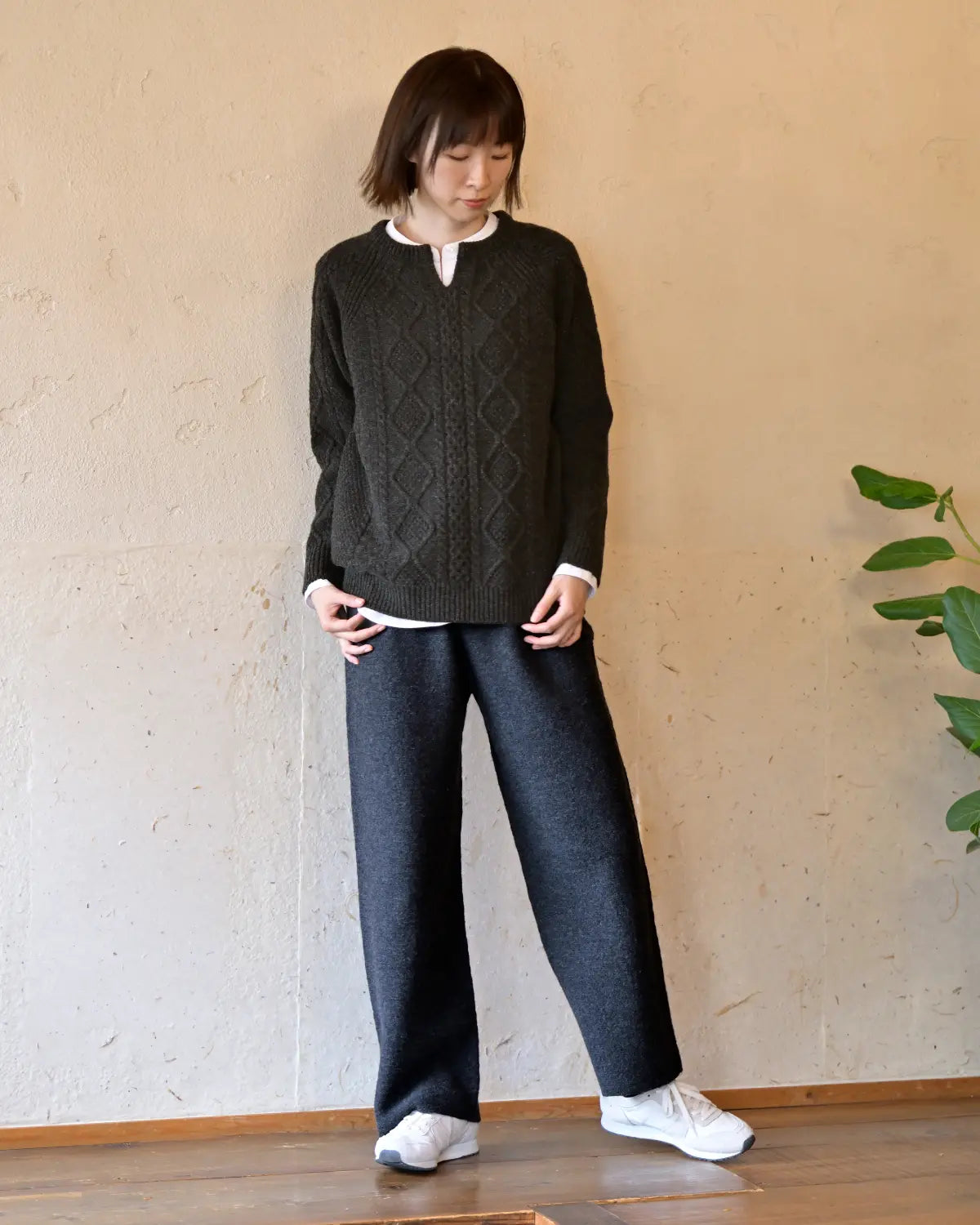 モデル身長：165cm#カラー_18 チャコール