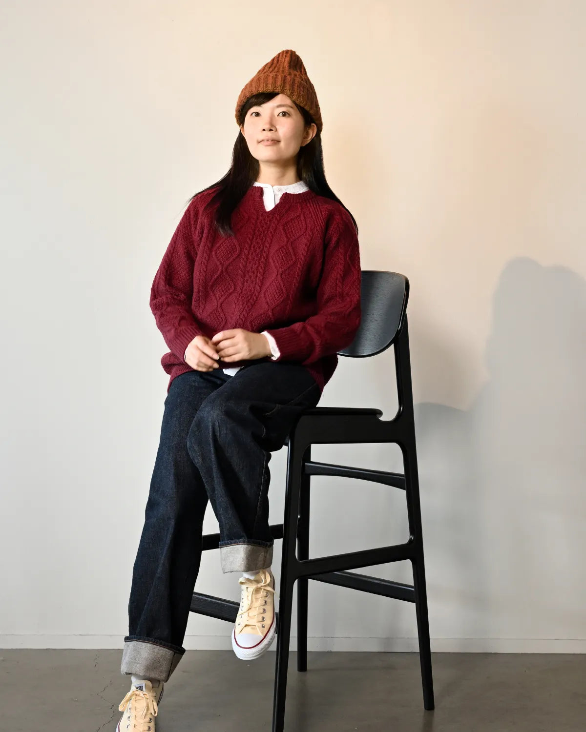 モデル身長：162cm#カラー_11 エンジ