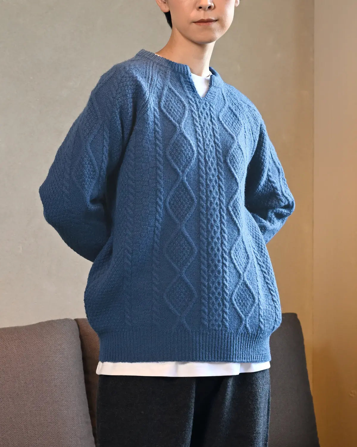 モデル身長：169cm#カラー_21 ジェイブルー