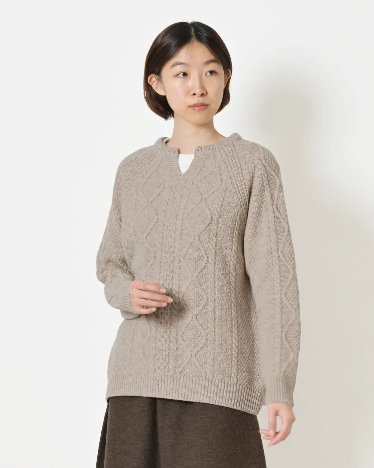 モデル身長：165cm#カラー_17 ライトベージュ