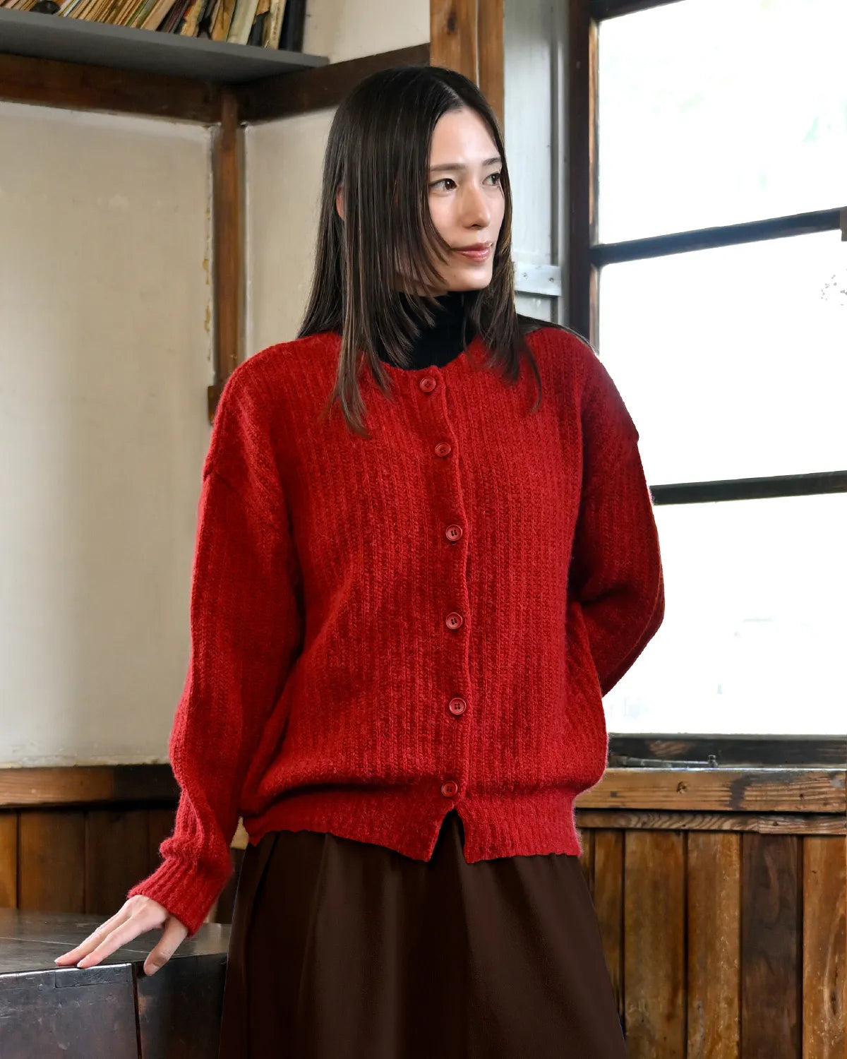 モデル身長：163cm#カラー_06 レンガ