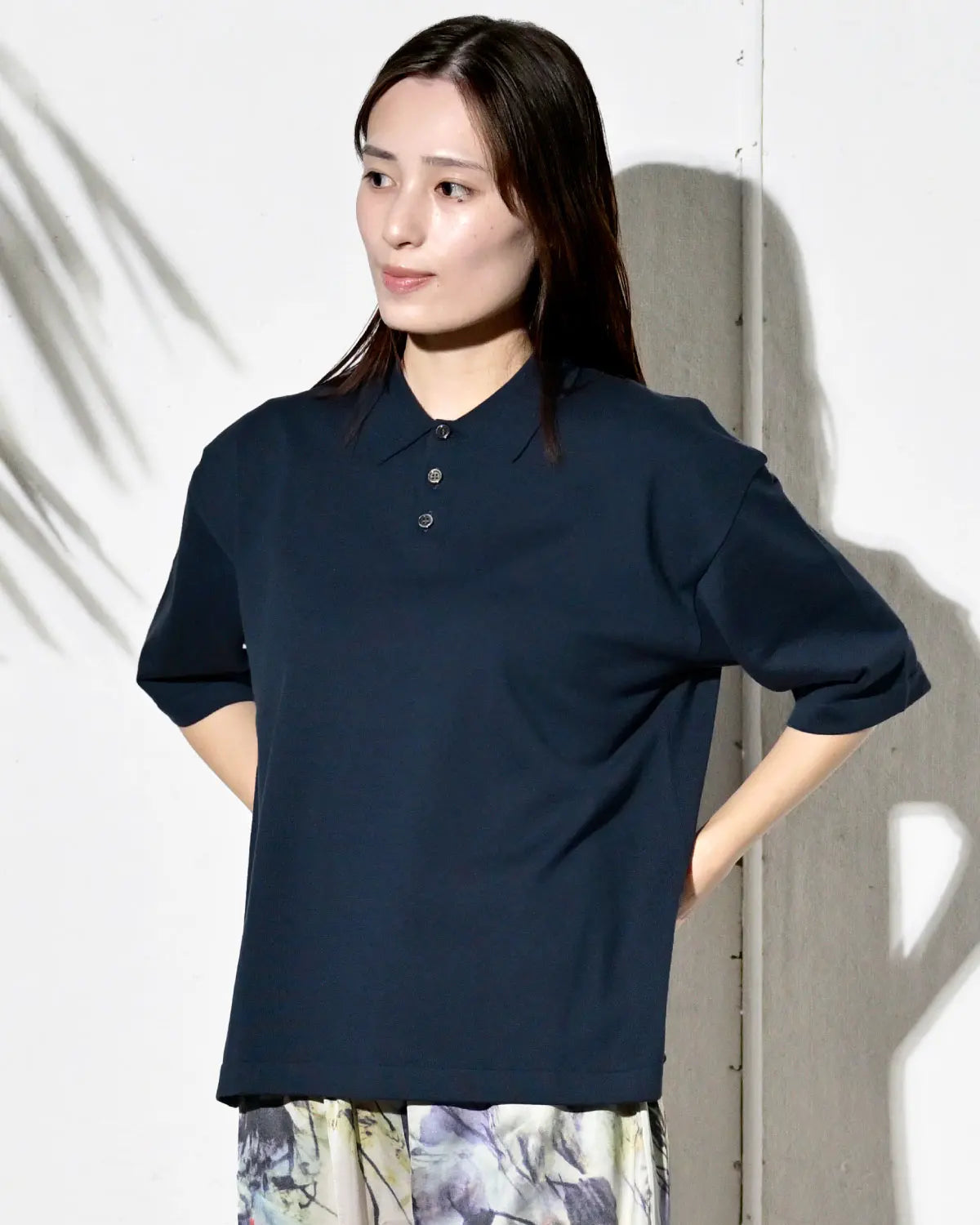 Fサイズ モデル身長：163cm#カラー_02 ダークネイビー