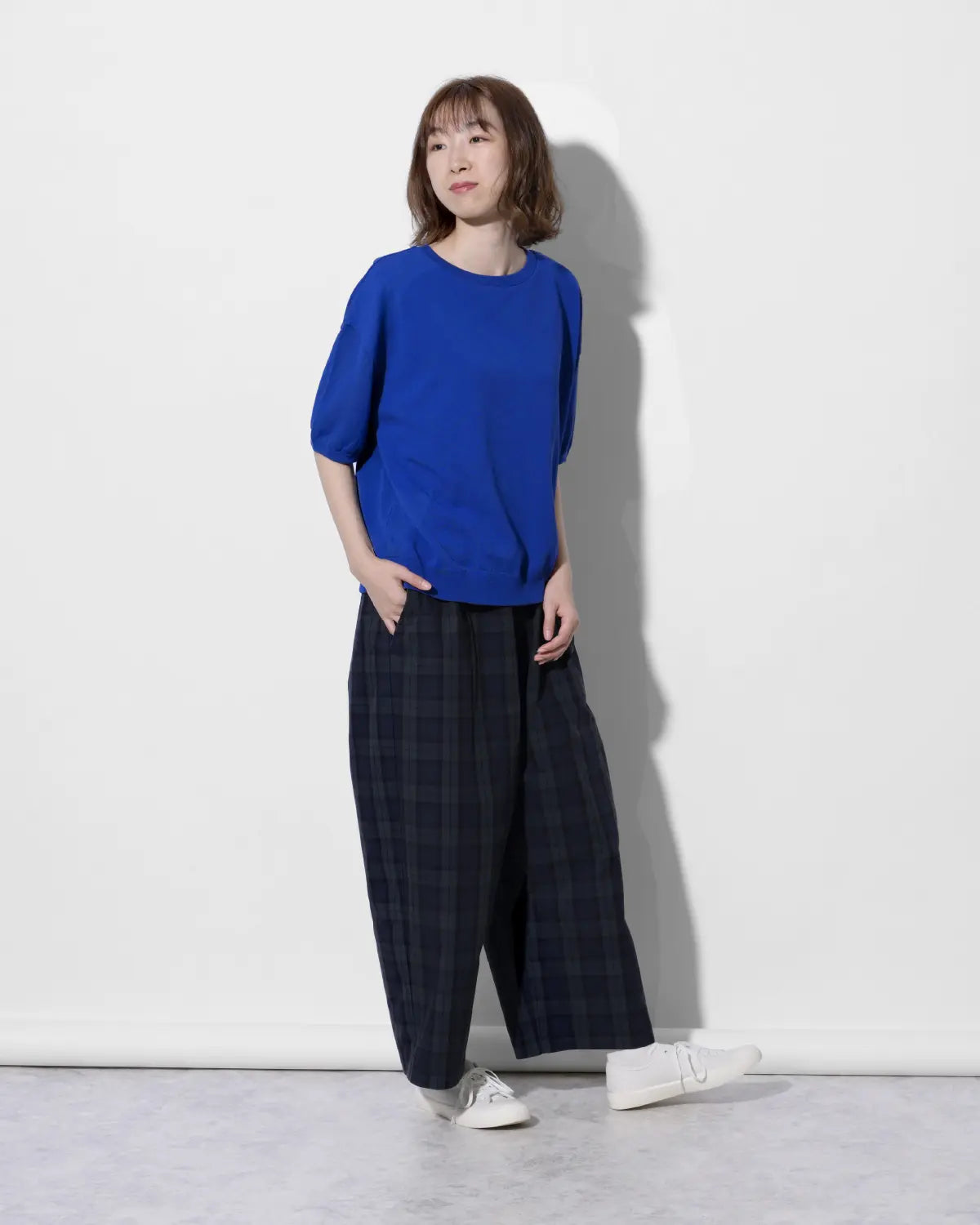 モデル身長：165cm#カラー_04 ブルー