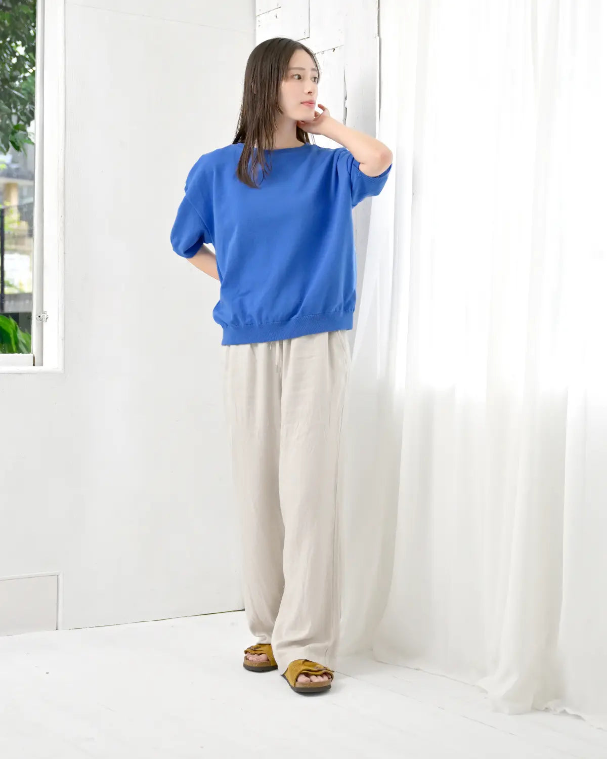 モデル身長：163cm#カラー_03 サックス