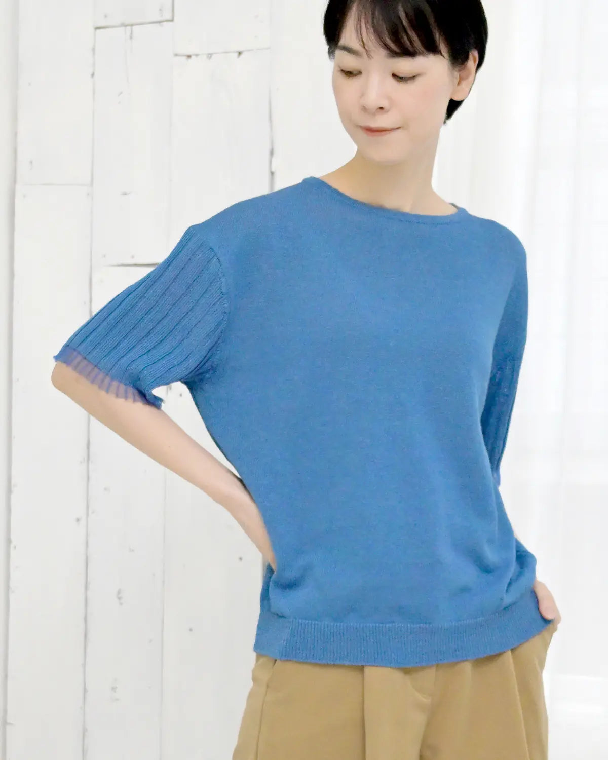 モデル身長：169cm#カラー_02 スカイブルー
