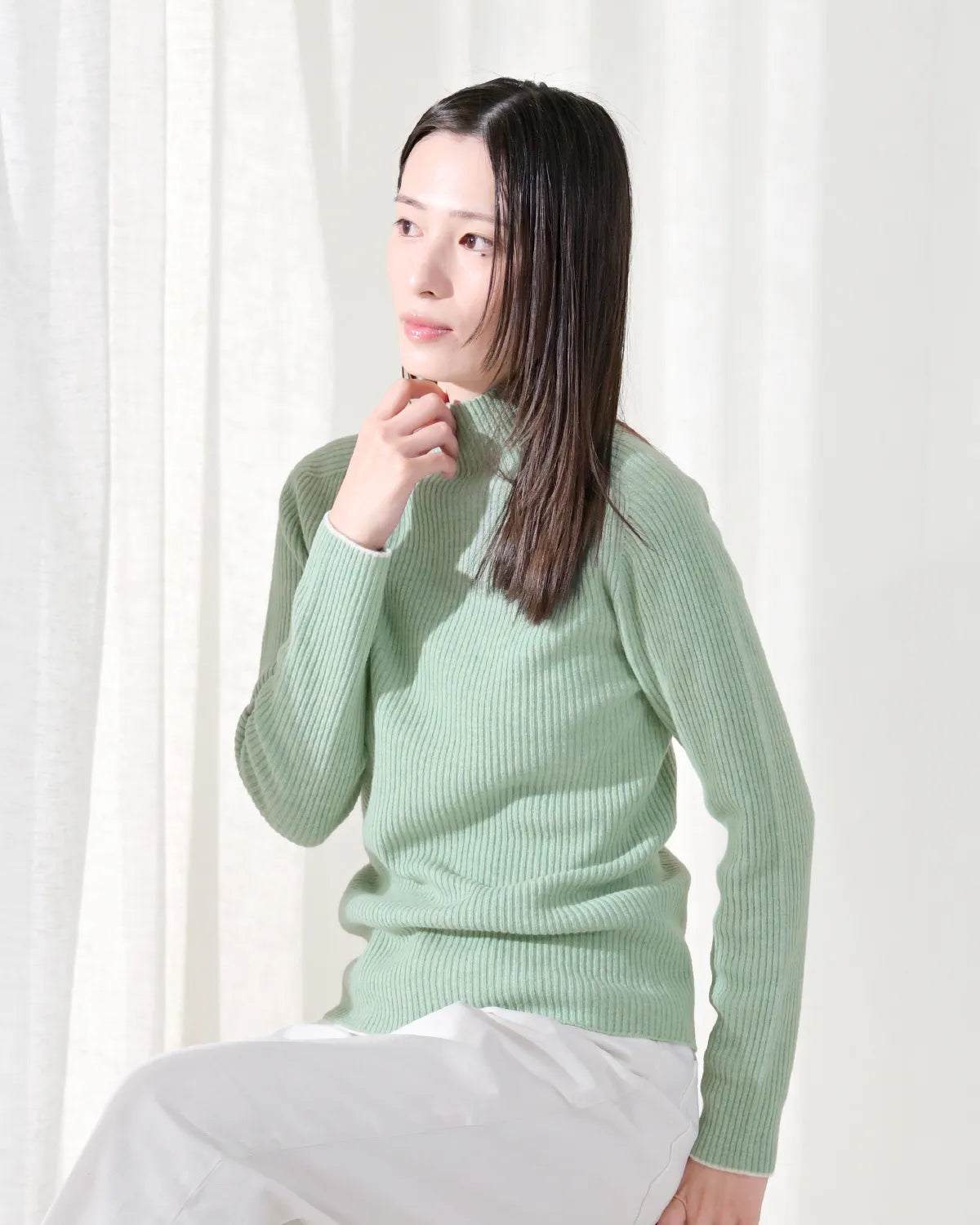 Mサイズ モデル身長：163cm#カラー_02 ミント