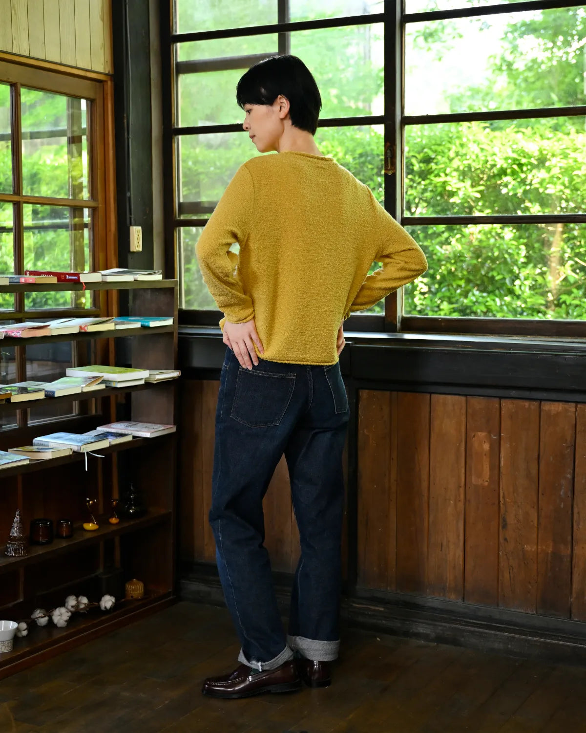 モデル身長：169cm#カラー_03 サフランイエロー