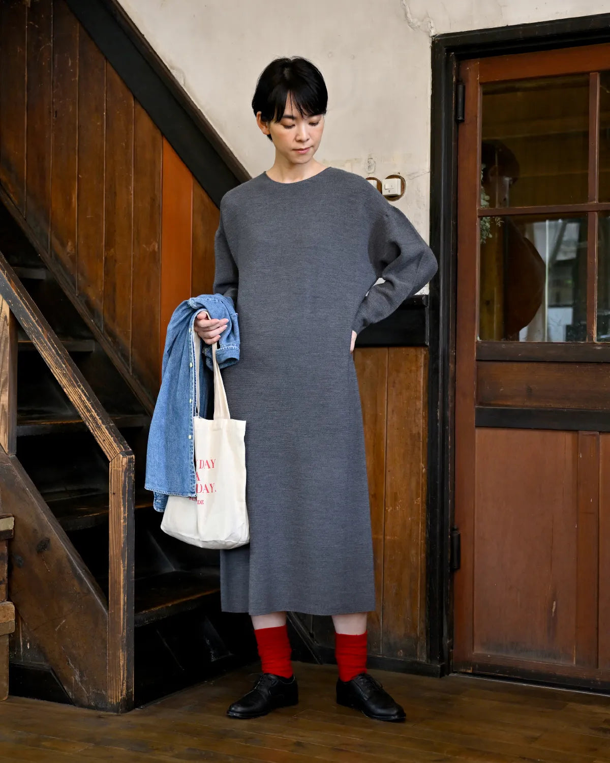 モデル身長：169cm#カラー_04 グレー