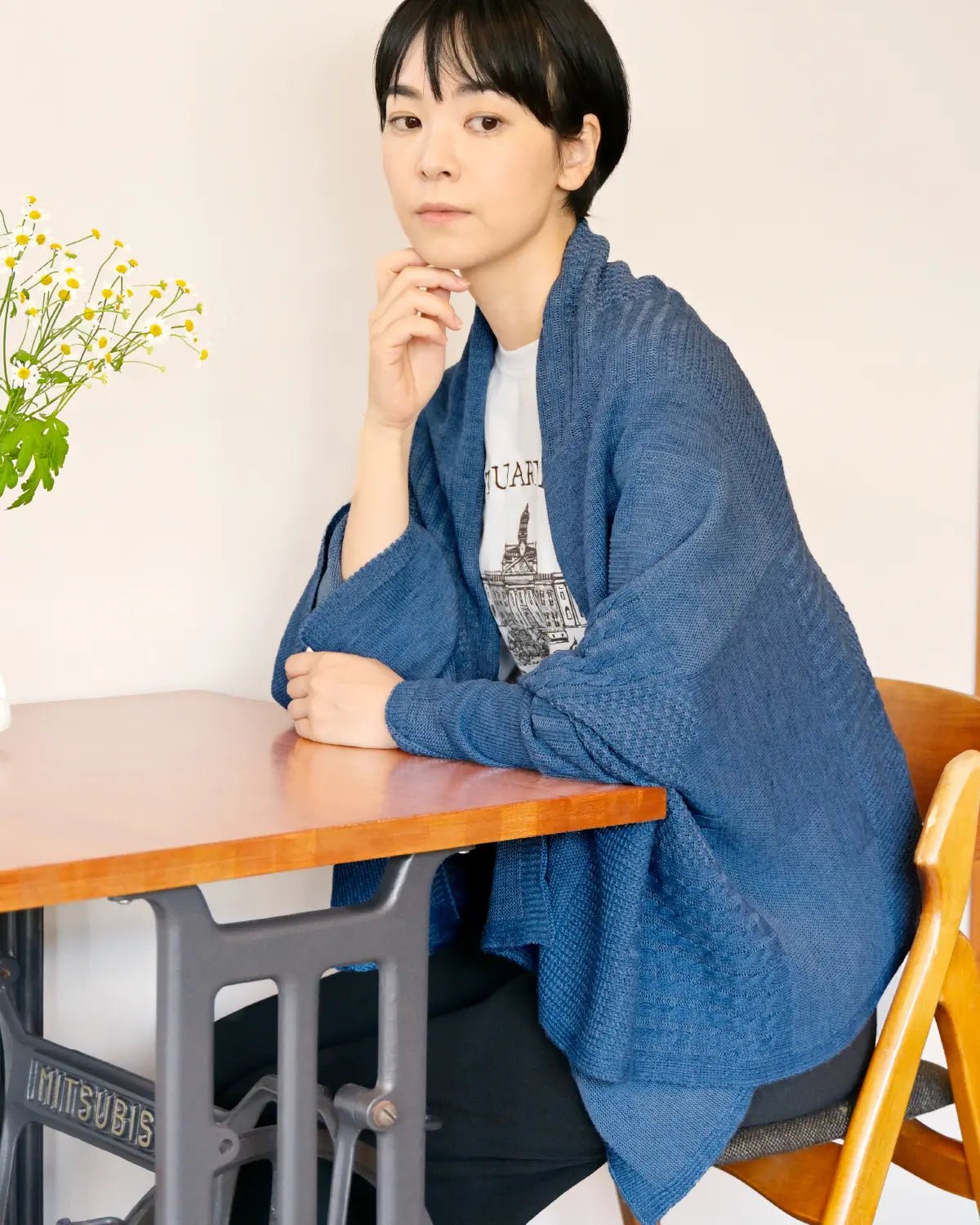 モデル身長：169cm#カラー_01 オールドブルー