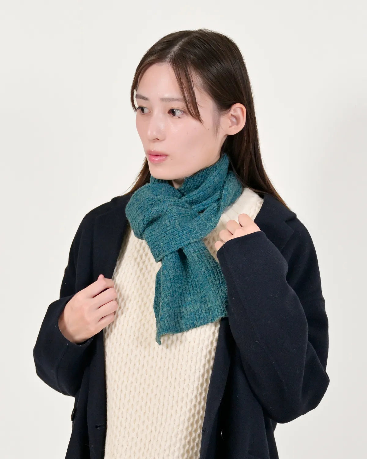 モデル身長：163cm#カラー_19 ブルーグリーン