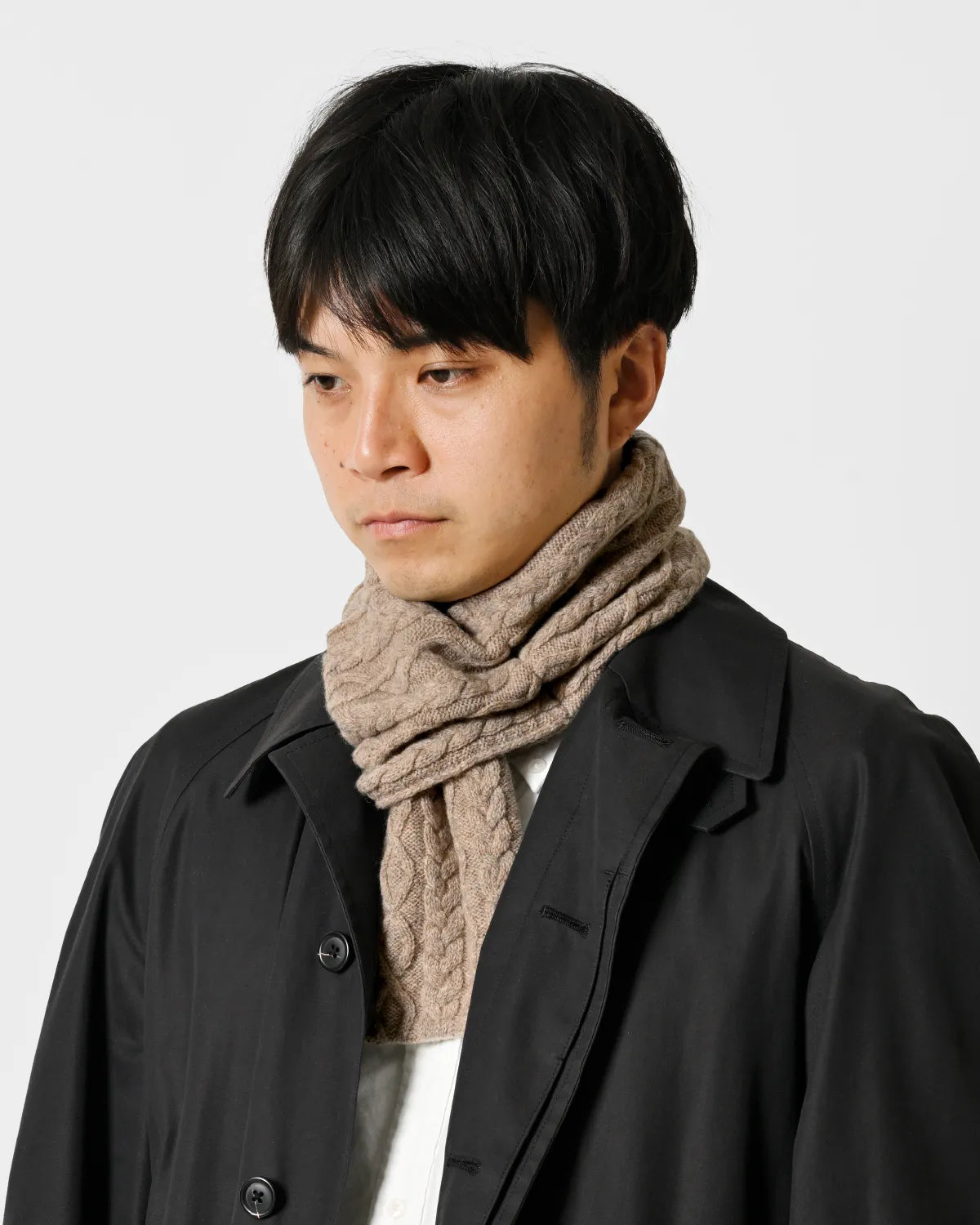 モデル身長：180cm#カラー_01 ベージュ×ホワイト
