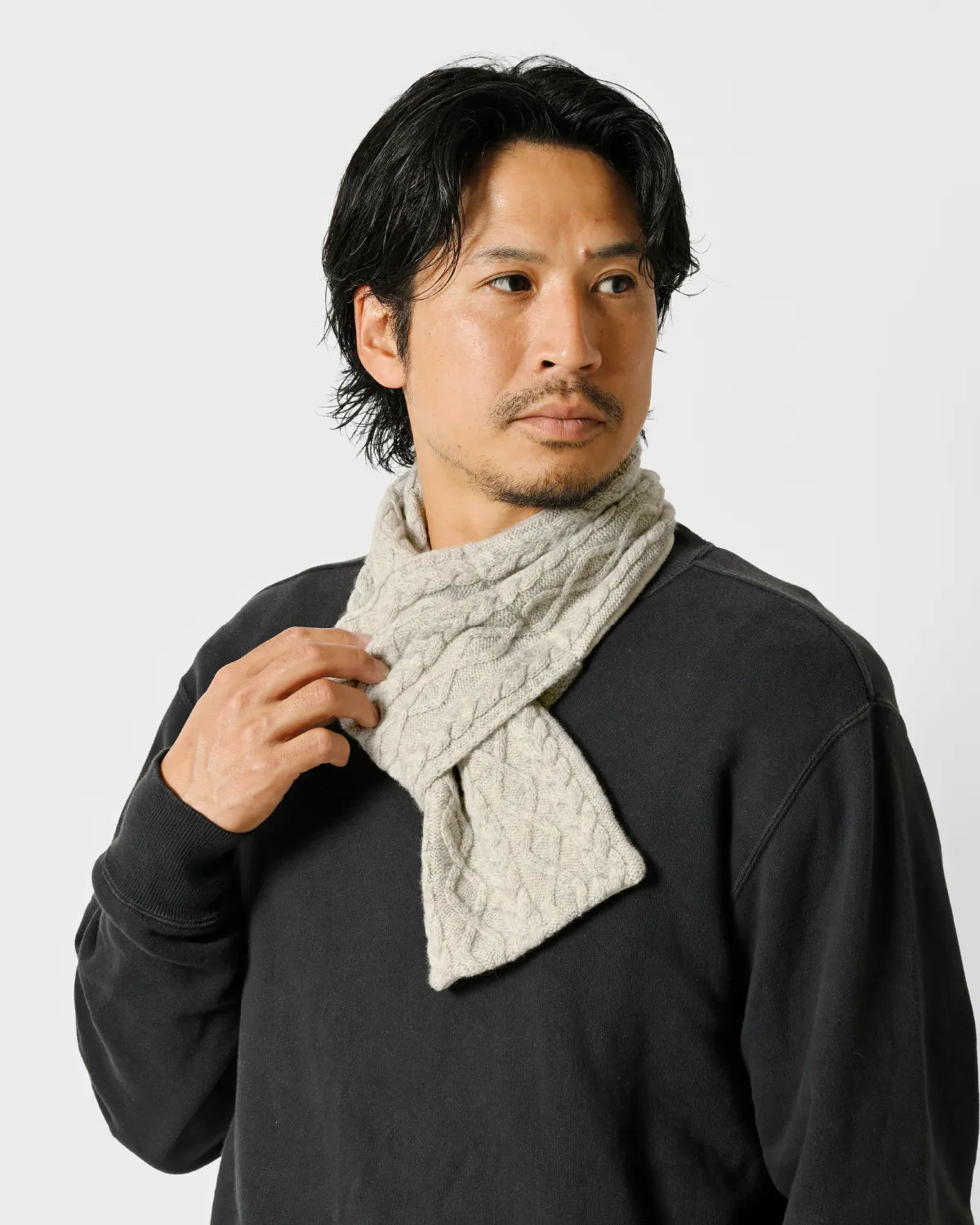 モデル身長：172cm#カラー_02 ペールグレー×ホワイト