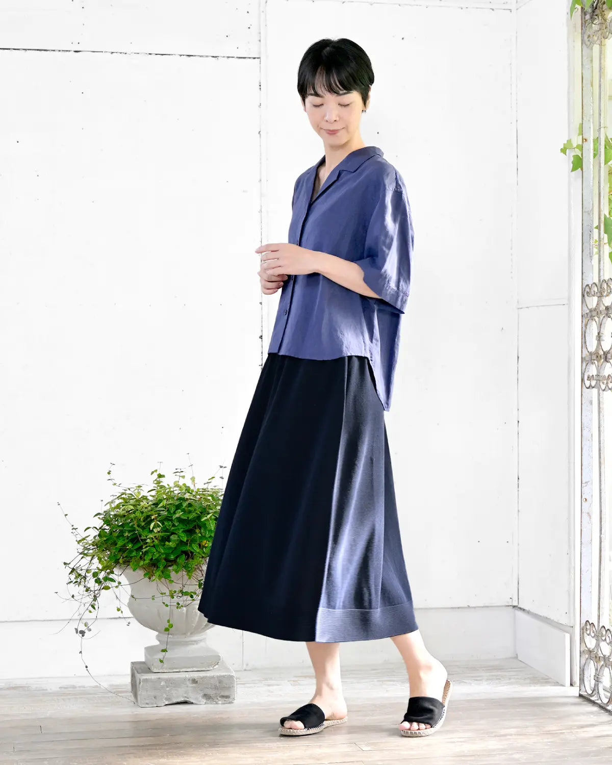 モデル身長：169cm#カラー_01 ダークネイビー