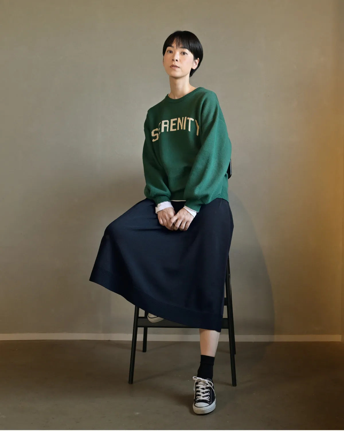 のびるニットロングスカート | SAIFUKU -snow country knit- サイフク