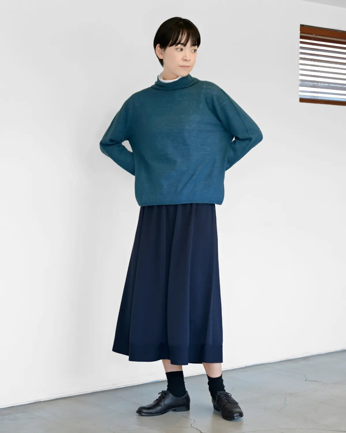 モデル身長：169cm#カラー_01 ダークネイビー