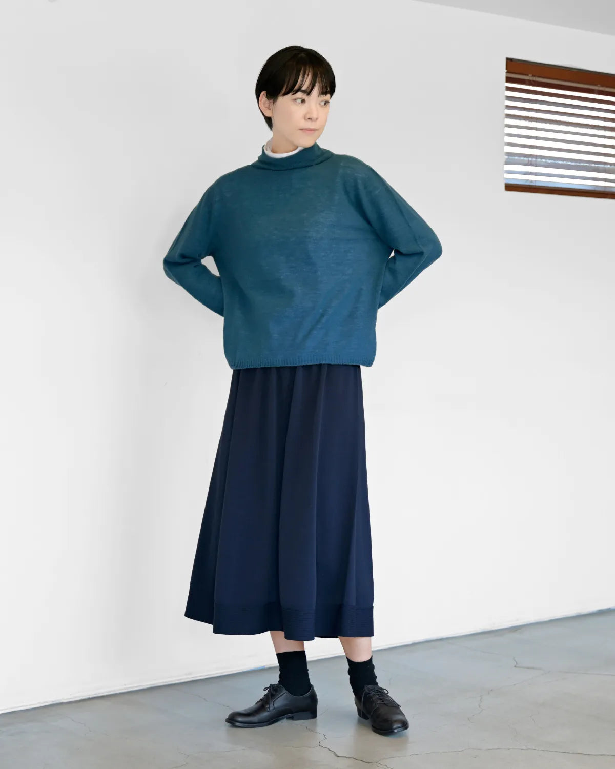のびるニットロングスカート | SAIFUKU -snow country knit- サイフク