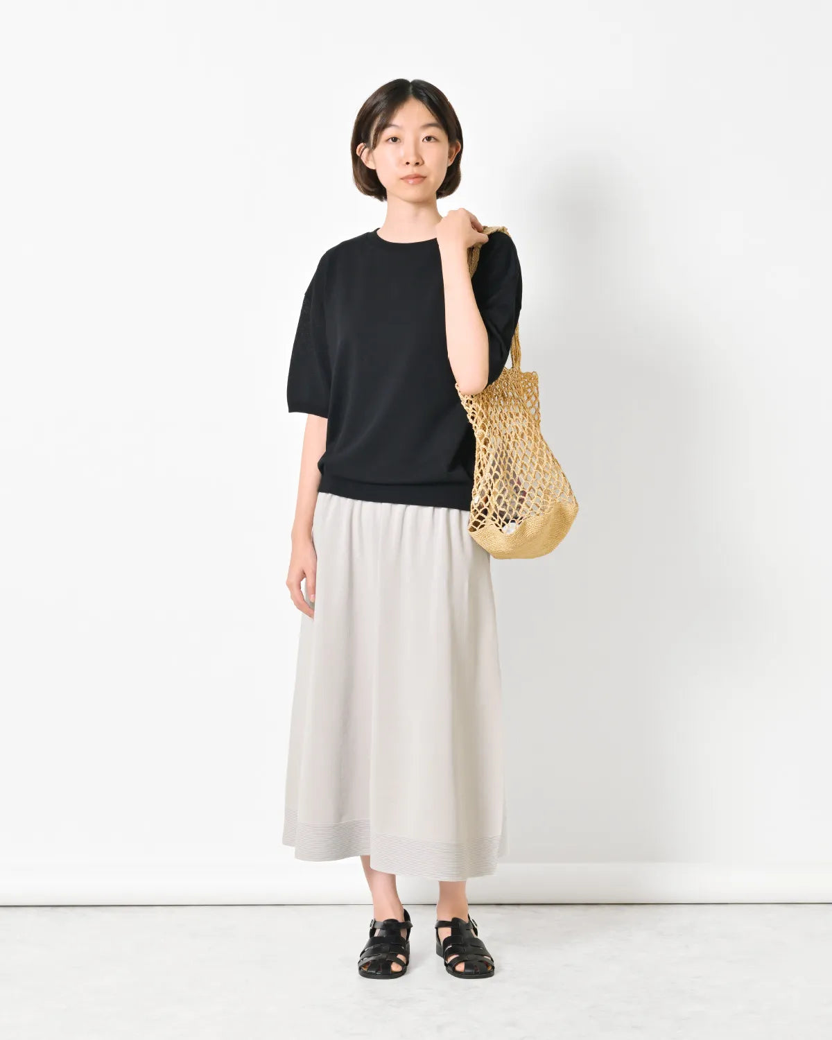 モデル身長：165cm#カラー_50 アイスベージュ