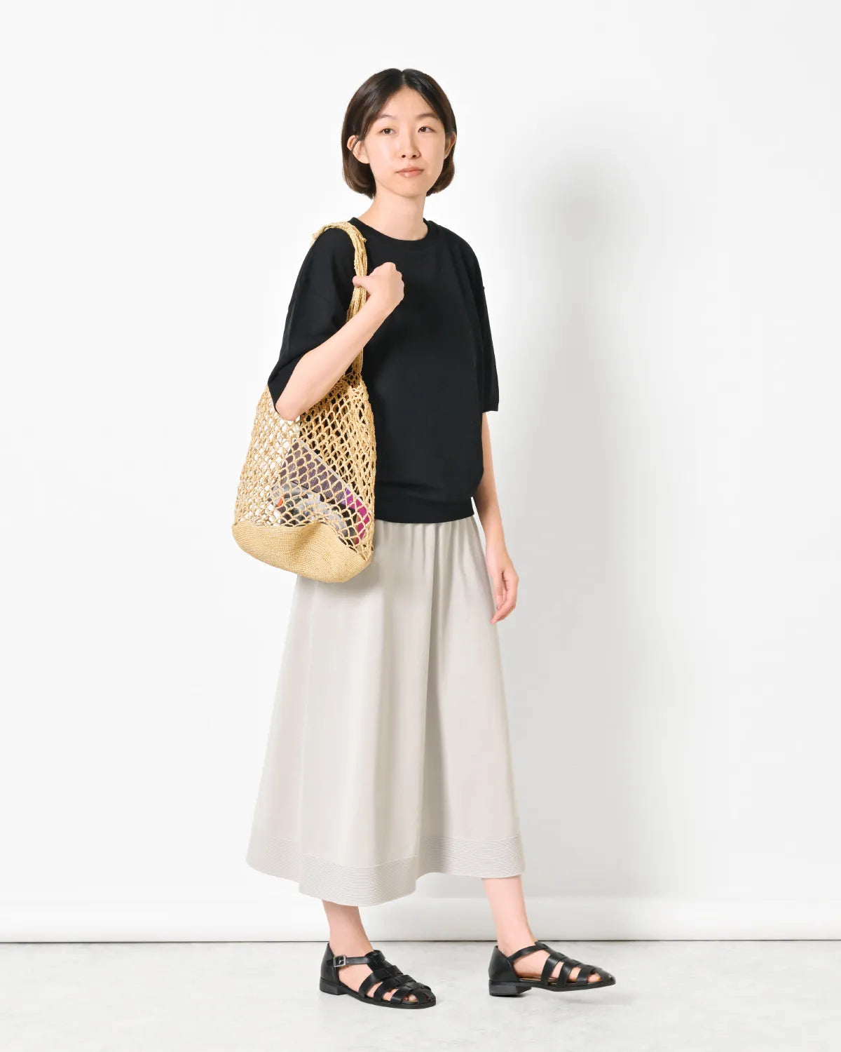 モデル身長：165cm#カラー_50 アイスベージュ