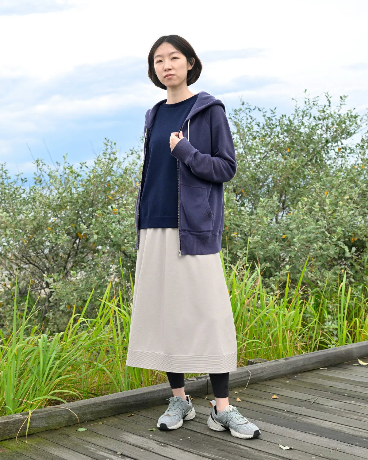 モデル身長：165cm#カラー_50 アイスベージュ