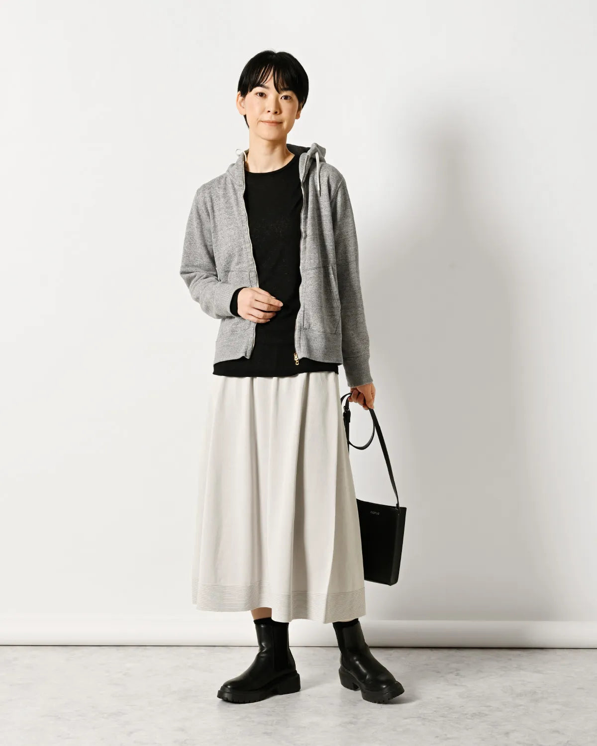 モデル身長：169cm#カラー_50 アイスベージュ