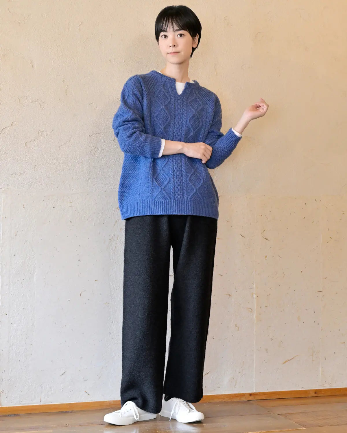 モデル身長：169cm#カラー_02 チャコール
