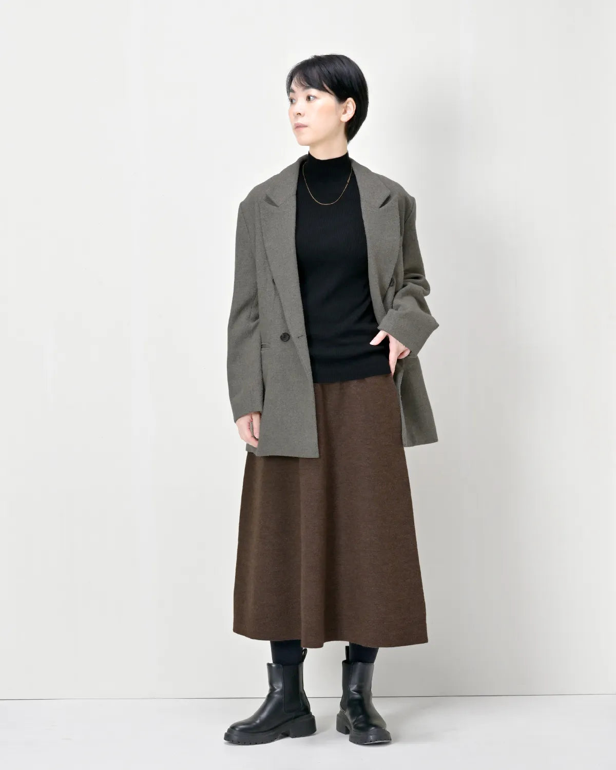モデル身長：169cm#カラー_01 ブロンズ