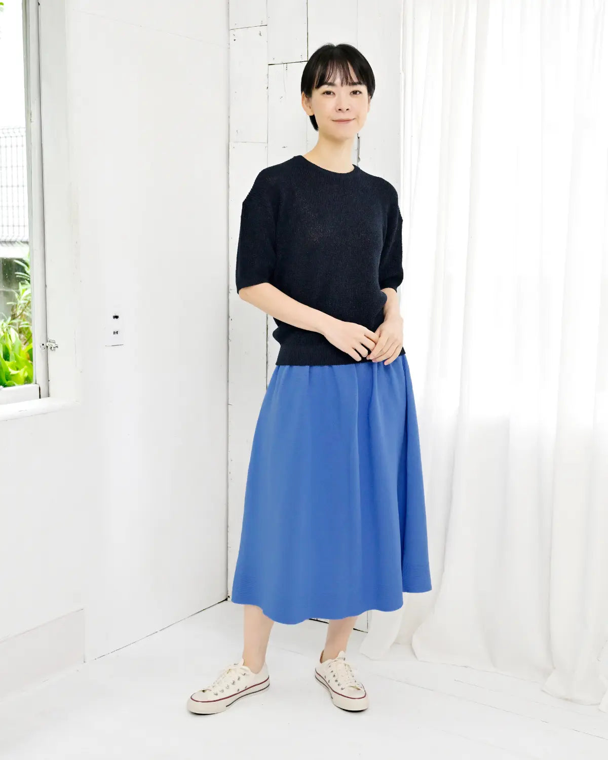 モデル身長：169cm#カラー_05 サニーブルー