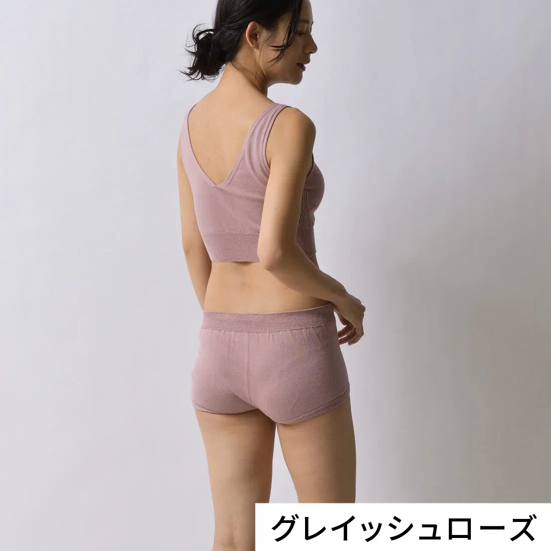 Mサイズ モデル身長：167cm#カラー_02 グレイッシュローズ