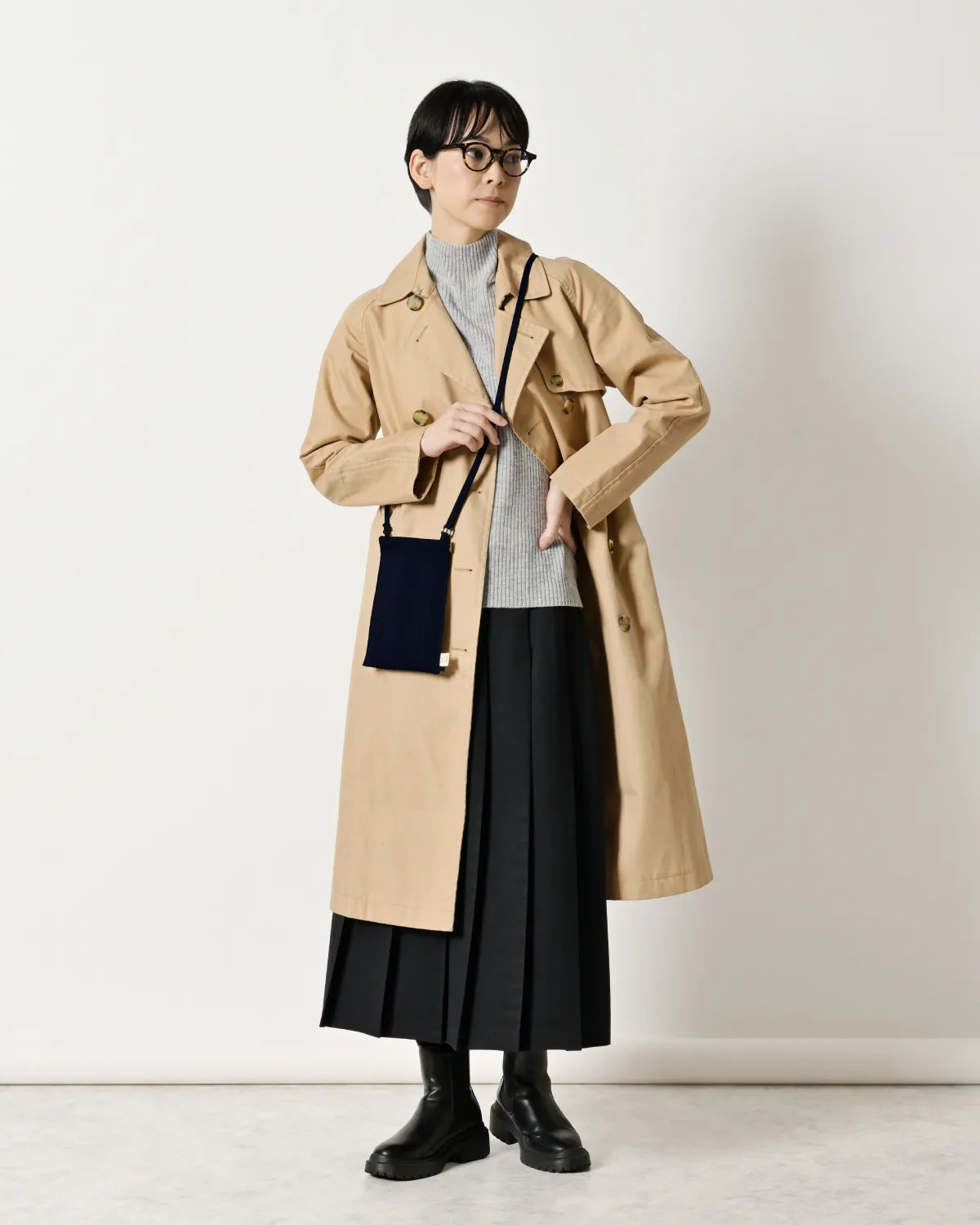 モデル身長：169cm#カラー_02 ダークネイビー